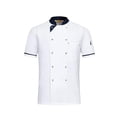 thumbnail image 2 of Baohd Polyester Restaurant Kitchen Uniform - Wear-resistant And Colorfast Easy To Maintain Chef Shirt Cooking Sleeve White L, 2 of 6