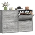 thumbnail image 1 of HOMCOM Armoire Mince de Rangement pour Chaussures avec 4 Tiroirs Basculants pour 12 Paires de Chaussures, 1 of 10