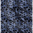 thumbnail image 1 of Soimoi Blue Moss Georgette Fabric Leopard Animal Skin Fabric Prints By Yard 42 Inch Wide, 1 of 3