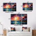 thumbnail image 4 of Designart Large Palms & Palm Trees framed wall Art, Colorful Bold Palm Trees horizon I , Palms & Palm Trees framed wall art decor, Multi-Color Traditional Gold framed wall art, Gold Frame, 4 of 5