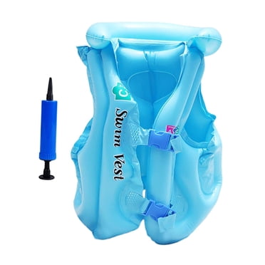 Siruishop Kids Inflatable Swim Vest Swimsuit Life Vest for Snorkeling Canoeing Boating M M