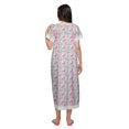 thumbnail image 3 of Moomaya Printed Nightdress For Ladies Cotton Ruffled Border Nursing Night Gown, 3 of 5