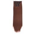 thumbnail image 3 of RKSTN Wigs Human Hair Fashion Hair Long Clip In Hair Extensions Full Straight Wig Glueless Wigs, 3 of 4