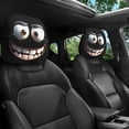 thumbnail image 1 of Funny Car Print Headrest Cover, EDHITNR Universal Stretchy Elastic Headrest Protector, Breathable Mesh Washable Headrest Covers for Vehicle Seat Protection, 1 of 4
