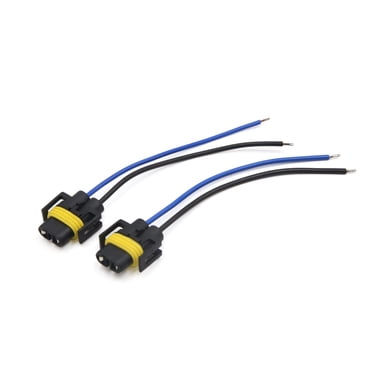 Unique Bargains 2 Pcs Connecteur de Faisceau d'Extension d'Ampoule de Lampe de Brouillard H8 H11 pour Voiture