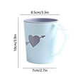 thumbnail image 2 of Small Plastic Cups, Brushing Cup Rinsing Cup Couple Toothbrush Holder with Handle Plastic Stacked Jar, 2 of 7