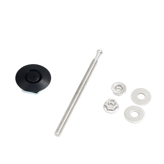 Transemion Car Modification Lightweight And Stylish Hood Lock Multiple Options Available black DP17-32 1Set