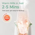 thumbnail image 4 of Momcozy Baby Bottle Warmer , 6-in-1 Smart Temperature Control, Fast Baby Food Heater, Steam Sterilizer & Momcozy Portable Bottle Brush Set - Baby Bottle Cleaner Kit, 4 of 12