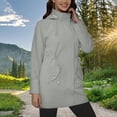 thumbnail image 2 of Sentmoon Womens Winter Coats with Hood Oversized Long Sleeve Snow Jacket Women Zipper Solid Color Windproof Waterproof Hoodies for Women Fall and Winter for Backpacking and Camping, 2 of 9