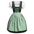 thumbnail image 1 of Kcodviy Robe Grande Taille pour Femme Allemande Champagne Grande Taille Col Carré Tablier Robes Mini Grande Taille pour Femmes Oktoberfest Bière Fille, 1 of 8