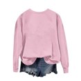 thumbnail image 5 of Milgrthf Chandails d'Automne pour Fille Basiques Tendance à Manches Longues Légers Décontractés à Col Rond Chandails à Enfiler Hauts Rose P, 5 of 5