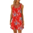 thumbnail image 1 of Pompotops Robe de Plage pour Femme, Paréo de Bikini, Tenue de Plage, Décontractée, Vacances, Courte, d'Été, Dos Nu, 1 of 5