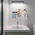thumbnail image 3 of Rack Storage Adorable Bear Hug Toothbrush Holder Wall Organizer with Shelf for Toothpaste and Drying Rack No Drill Bathroom Convenience, 3 of 4