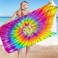 thumbnail image 1 of LSLJS Beach Towel Summer Beach Essentials Beach Towels Microfiber Beach Towel Super Lightweight Colorful Bath Towel Sandproof Beach Blanket Multi-Purpose Towel for Travel Swimming Pool 30x60 Inch, 1 of 4