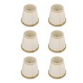 thumbnail image 4 of 6 Pcs Petits Abat-Jours Sûrs Doux Installation Facile Moderne Léger Abat-Jour de Table pour Ampoule E14 Chambre Hôtel, 4 of 14