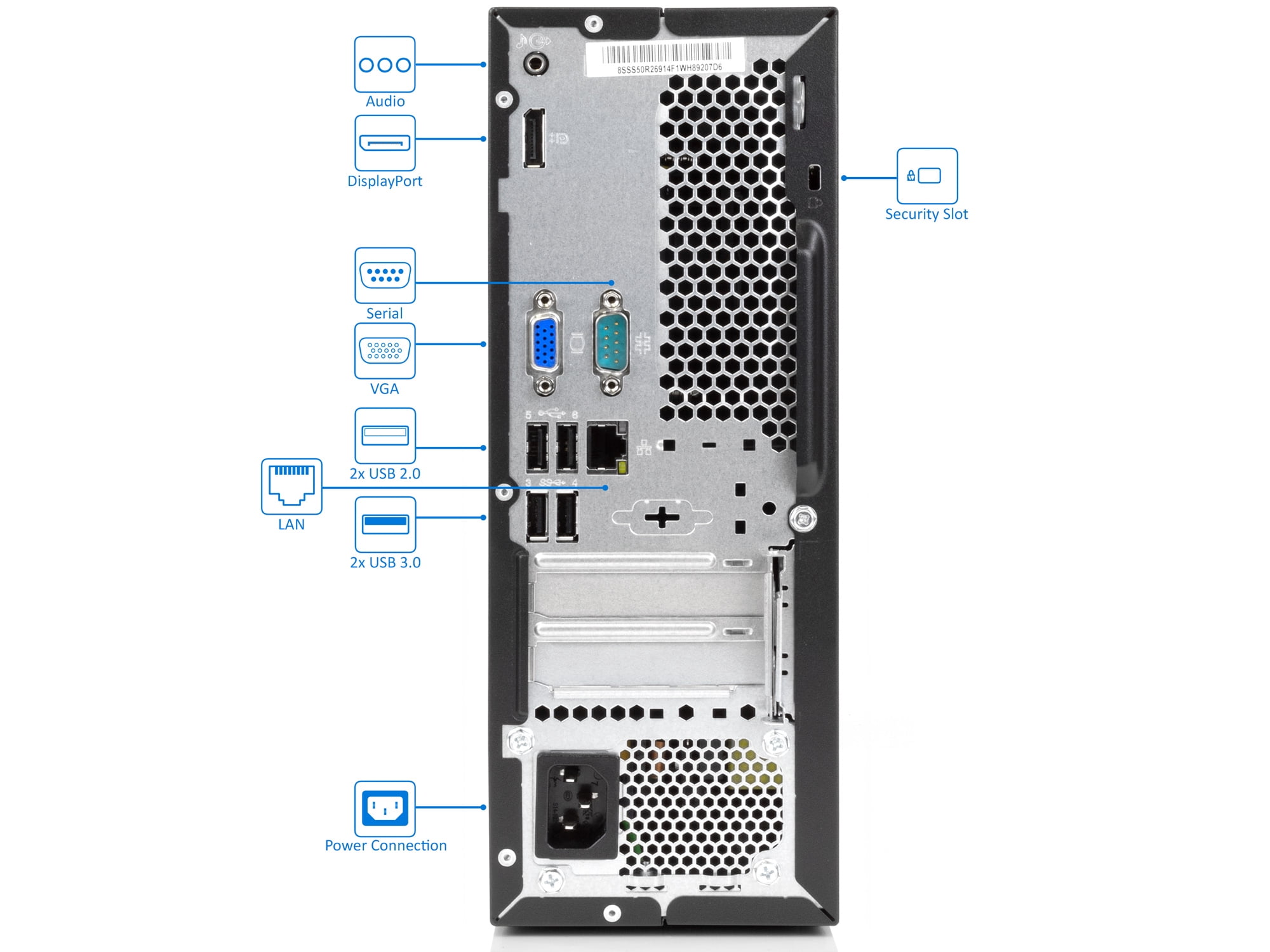 Lenovo ThinkCentre M710e Desktop, Intel Core i5-7400 Upto 3.5GHz