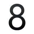 thumbnail image 1 of Letter Numbers With Modern Furniture Enhance The Overall Visual Effect And Fully Demonstrate The Owner's Taste And Style! Bathroom Wall Vanity with Lights & Sign Candle Set with Front Door Welcome, 1 of 3
