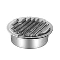 thumbnail image 3 of Lisbinx 201 Stainless Steel Kitchen Range Hood Exhaust Cover - Round Vent Cap, Rainwater & Insect Protection, Easy Install for Standard Hood Outlets (1-Pack), 3 of 5