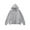 Grey, variant on Fgnfyis Women's Zip up Lined Hoodie Casual Pullover Sweatshirt Jacket with Double Zipper for Outdoor Travel Campus Hoodies and Sweatshirts Black M