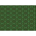 thumbnail image 1 of Ahgly Tapis Rectangulaire Lavable en Machine Intérieur Transitionnel Vert Forêt Foncé, 2 Pieds x 5 Pieds, 1 of 7
