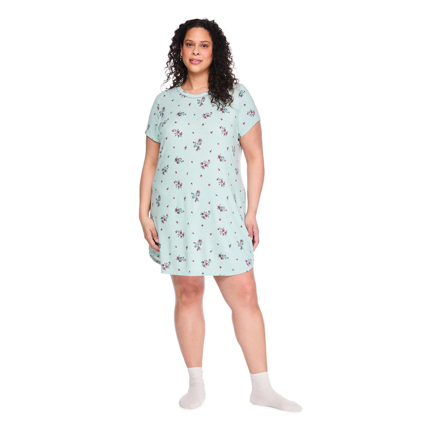 George Women's Plus Short-Sleeve Sleepshirt