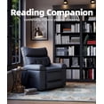 thumbnail image 3 of Garvee 27" Oversized Recliner Chairs with Heat and Massage, 360° Swivel, Gray, 3 of 9