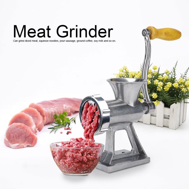 Keenso Meat Grinder, Ergonomic Crank Handle Design Manual Meat Grinder, For Making Sausage And Dumplings Commercial Use In Restaurants