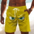 thumbnail image 1 of Ceisia Men's Quick Dry Swim Trunks with Pockets Elastic Waist Drawstring Mesh Lining Beach Shorts Gifts for Father, 1 of 5