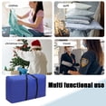 thumbnail image 4 of RYRDWP Large Clothing Storage Bags 100L Clothes Storage Bag Foldable Clothing Storage Bags With Zippers Clothes Bags For Storage Christmas Tree Storage Bag Fits, 4 of 9