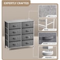 thumbnail image 2 of Sorbus Dresser with 8 Drawers, Grey, 2 of 8