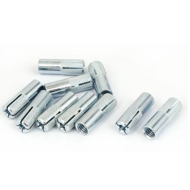 Unique Bargains M8 x 30mm Outil d'Ancrage de Manchon de Boulon d'Expansion Fileté Femelle 10 Pcs