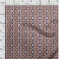 thumbnail image 2 of oneOone Silk Tabby Fabric Leaves & Floral Block Print Sewing Fabric BTY 42 Inch Wide, 2 of 5