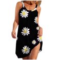 thumbnail image 2 of Pisexur Robe Camis Sans Manches à Col Rond Femmes Été Décontractée Camis Sans Manches à Col Rond Robes Imprimées à Fleurs Brisées Robe Ample Femmes Robe, 2 of 6
