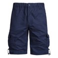thumbnail image 2 of Styesk Mens Shorts Men's Stretch Cargo Shorts Casual Button Classic Summer Short With Multi Pockets, 2 of 7