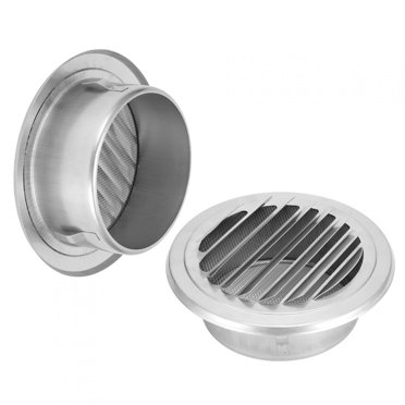 Practical Ducting Ventilation Cover, Air Vent Grille, Windproof Durable for Air Conditioning Units Bathroom Vents Exhaust Fans Hair Dryers