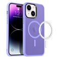 thumbnail image 1 of [PST] iPhone 15 Case, Hybrid Silicone Matte Back Cover with Magnetic (MagSafe Compatible), 1 of 5