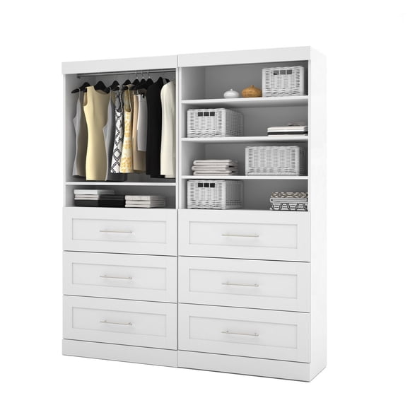 Bestar Pur 72“ Closet organizer