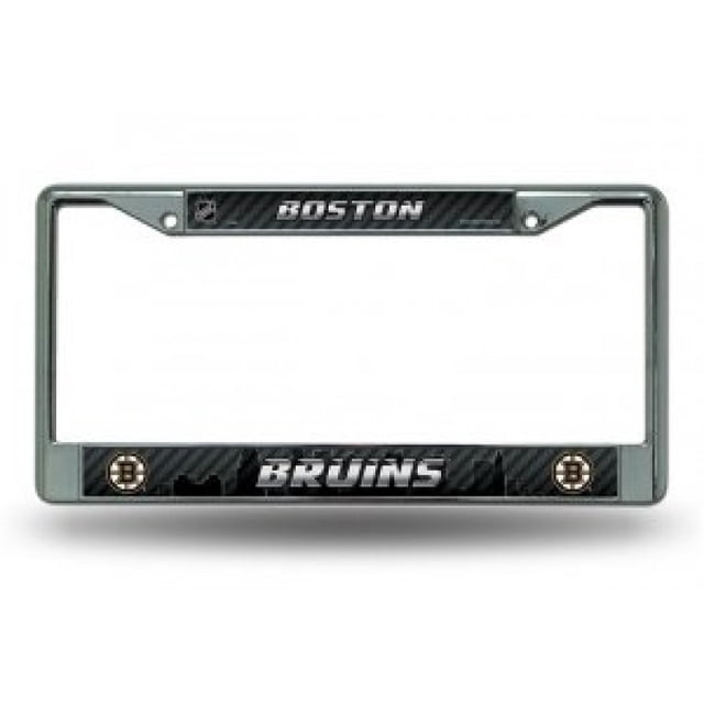 Boston Bruins Full Color Chrome License Frame