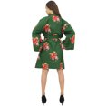 thumbnail image 4 of Bimba Robe à Imprimé Floral pour Femme Kimono Violet de Mariée Tenue de Nuit Couvre-Maillot - 22, 4 of 6