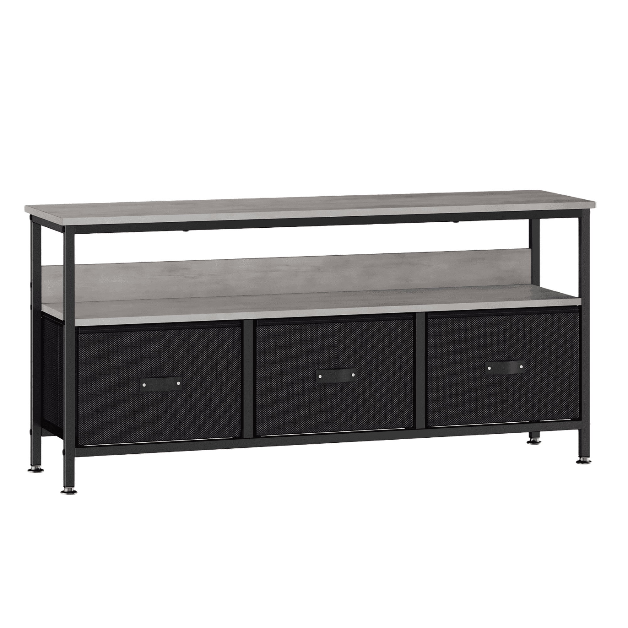 TV Stand and Dresser with Storage TV & Media Console Table Furniture TV Stand for Bedroom Small TV Stand Dresser with Drawers and Shelves