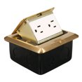 thumbnail image 1 of Labymos DT-T01 All-Copper Arc Waterproof Floor Socket Damping Luxury Multifunctional Hidden Floor Socket Slow Pop-Up, 1 of 6