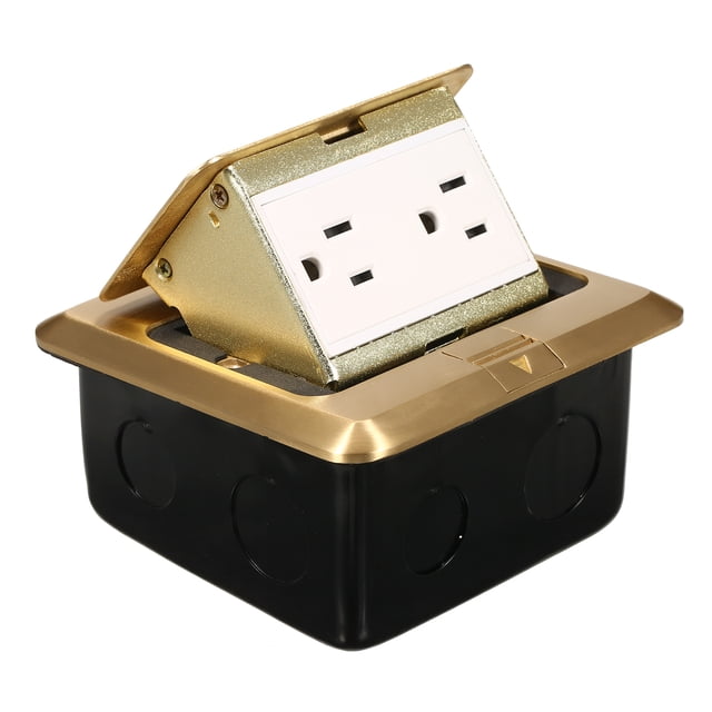 Labymos DT-T01 All-Copper Arc Waterproof Floor Socket Damping Luxury Multifunctional Hidden Floor Socket Slow Pop-Up