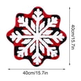 thumbnail image 2 of Bathroom Rugs, Snowflakes Rug Winter Snowflake Doormat Snowflake Welcome Mat Cute Christmas Decorative Non-Slip Washable Door Mats For Indoor Outdoor Entrance Home Bathroom, Bedroom Mats, 2 of 6
