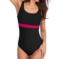 thumbnail image 3 of High Waist Bikini Swimsuit for Women Womens One-Piece Swimsuit with Micro Elastic Suspender and Open Back Bikini Swimsuit High Waist Swimsuit for Women High Cut Swimsuits for Women, 3 of 5