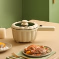 thumbnail image 5 of Electric Hot Pot with Long Handle Mini Non Stick Multifunction Electric Cooker for Home Dorm Office, 5 of 5