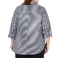 thumbnail image 2 of Lee Riders Women's Plus 3/4 Sleeve Woven Shirt, 2 of 5