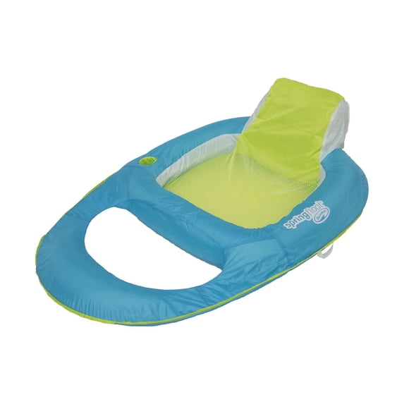 Spring Float® Light Blue/Green Recliner