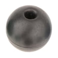 thumbnail image 2 of S SERENABLE Rope Float 15 cm 2.5 cm Hole Boat Anchor Buoy for Dock Swim Lane Aquaculture Black, 2 of 9
