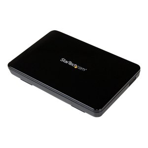 StarTech.com 2.5in USB 3.0 Externe SATA III SSD Pièce jointe du disque dur avec UASP - Portable Externe USB HDD avec installation sans outil (S2510BPU33) - Boîtier de stockage - 2.5" - SATA 6Gb/s - USB 3.0 - noir - pour P/N: HB30AM4AB, USB3VDOCKD, USBDUP15,