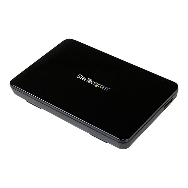 StarTech.com 2.5in USB 3.0 External SATA III SSD Hard Drive Enclosure with UASP - Portable External USB HDD with Tool-less Installation (S2510BPU33) - Storage enclosure - 2.5" - SATA 6Gb/s - USB 3.0 - black - for P/N: HB30AM4AB, USB3VDOCKD, USBDUP15,